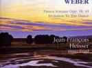 Carl Maria von WEBER : Sonates pour piano Nos 2 et 3.				Invitation à la valse