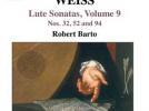 SILVIUS LEOPOLD WEISS Pièces pour le luth baroque (vol. 9) 3 Sonates n° 32, 52, 94
