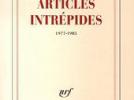 Hervé Guibert Ou la candeur du néophyte