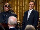 Obama célèbre Stevie Wonder