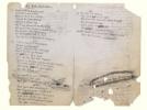 Combien pour le manuscrit de The Times They Are A-Changin' ?