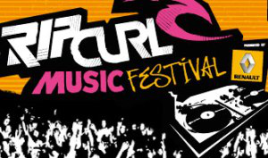 Rip Curl Music Festival, vague sonore