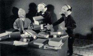 Tintin chez les marionnettes