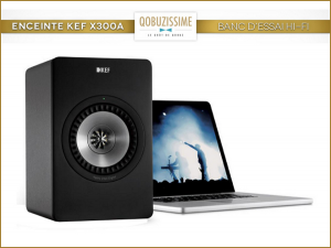Exclusivité : enceintes KEF X300A avec DAC 24 bits/96 kHz et amplificateurs intégrés