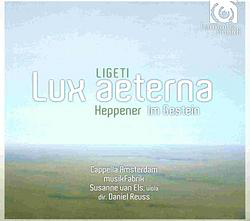 György Ligeti Sonate pour alto solo - Lux aeterna - Trois Fantaisies d'après Friedrich Hölderlin Robert&nbsp;Heppener : Im Gestein