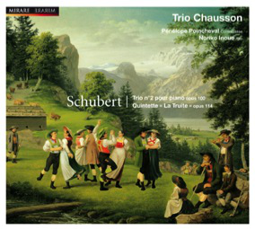Franz SCHUBERT : Quintette pour piano et cordes « La Truite » D. 667. Trio pour piano et cordes n° 2 D. 929