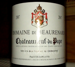 Châteauneuf-du-pape Domaine de Beaurenard 2007