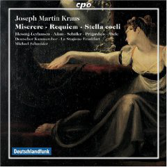 Joseph Martin Kraus Miserere VB 1 - Requiem VB 4 - Stella coeli VB 10
