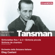 Alexandre Tansman Symphonie de chambre - Sinfonietta n°1 & n°2 - Sinfonia piccola