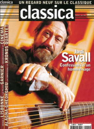Jordi Savall :  « Je crois au destin » (Classica n°1 - mai 1998)