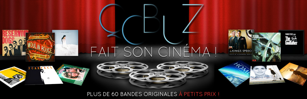 Qobuz fait son cinéma ! Plus de 60 bandes originales à petits prix !