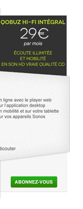 Abonnement Hi-Fi Int&eacute;gral avec le 1er mois offert