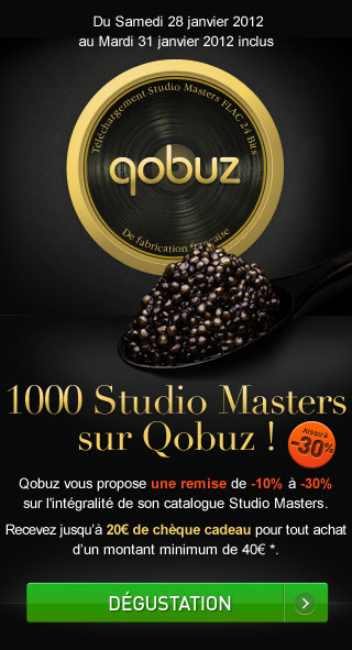 1000 Studio Masters sur Qobuz jusqu'à -30%