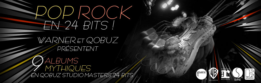 Warner et Qobuz présentent 9 albums mythiques en qualité Qobuz Studio Masters 24 bits