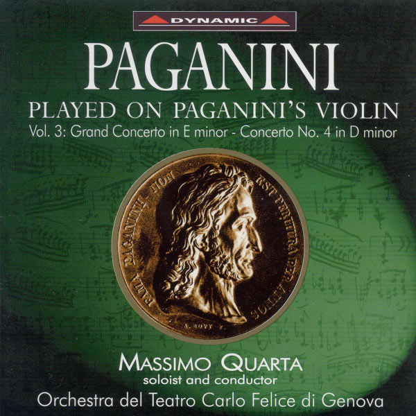 Massimo Quarta - Paganini Played On Paganini's Violin, Vol. 3 Massimo Quarta - Paganini Played On Paganini's Violin, Vol. 3