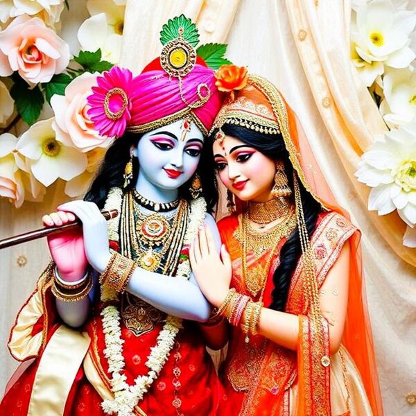 Sri Radha 108 Namavali Divine Names of Radharani, Kidoo Bhakti Sagar ...