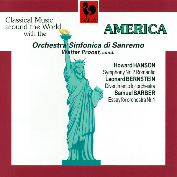 Howard Hanson - Hanson: Symphony No. 2, Op. 30 "Romantic" – Bernstein: Divertimento for Orchestra & Barber: Essay No. 1 for Orchestra, Op. 12 (Live) Howard Hanson - Hanson: Symphony No. 2, Op. 30 "Romantic" – Bernstein: Divertimento for Orchestra & Barber: Essay No. 1 for Orchestra, Op. 12 (Live)