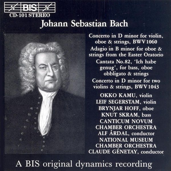 Okko Kamu|BACH, J.S.: Concerto in D minor / Adagio in B minor / Cantata No. 82 Okko Kamu|BACH, J.S.: Concerto in D minor / Adagio in B minor / Cantata No. 82