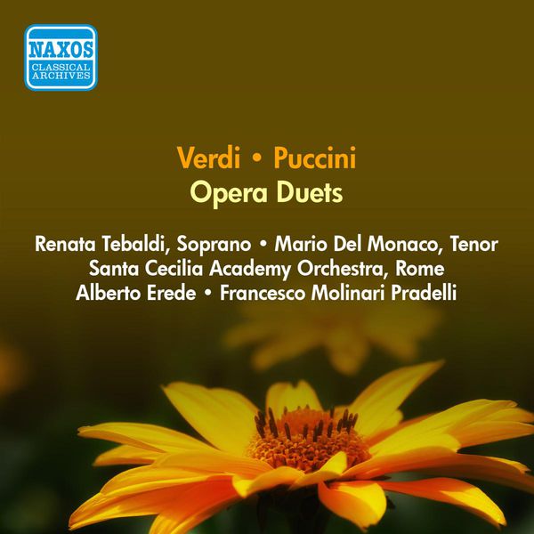 Renata Tebaldi|Vocal Recital: Tebaldi, Renata / Del Monaco, Mario - Verdi, G / Puccini, G. (1952, 1954)