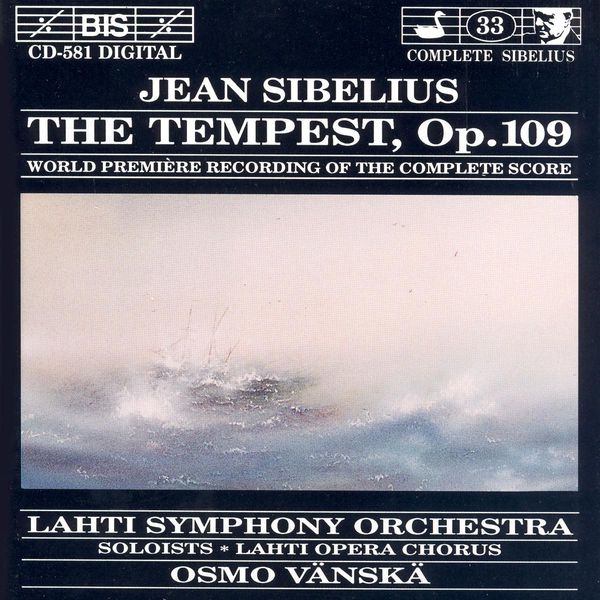 Kirsi Tiihonen - SIBELIUS: Tempest (The) Kirsi Tiihonen - SIBELIUS: Tempest (The)