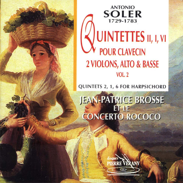Le Concerto Rococo, Jean-Patrice Brosse, Patrick Cohen-Akenine, Hélène Houzel, Laurent Bruni, François Poli - Quintettes pour clavecin, volume 2 Le Concerto Rococo, Jean-Patrice Brosse, Patrick Cohen-Akenine, Hélène Houzel, Laurent Bruni, François Poli - Quintettes pour clavecin, volume 2