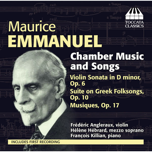 Frederic Angleraux - Emmanuel: Chamber Music and Songs Frederic Angleraux - Emmanuel: Chamber Music and Songs