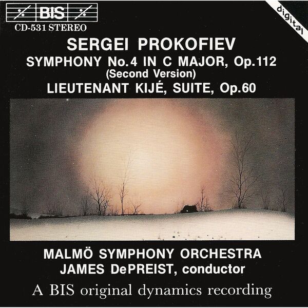 Malmö Symphony Orchestra|PROKOFIEV: Symphony No. 4 / Lieutenant Kije, Op. 60 Malmö Symphony Orchestra|PROKOFIEV: Symphony No. 4 / Lieutenant Kije, Op. 60