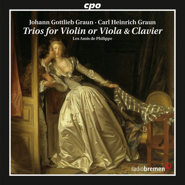 Les Amis de Philippe|Graun: Trios for Violin or Viola & Clavier