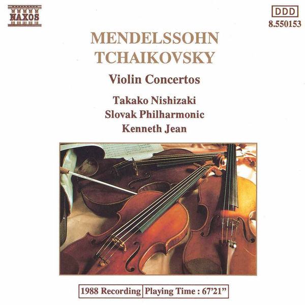 Takako Nishizaki|Mendelssohn: Violin Concerto in E Minor - Tchaikovsky: Violin Concerto in D Major