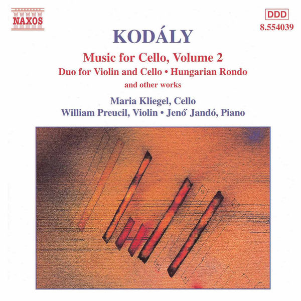 Jeno Jando - KODALY: Duo for Violin and Cello / Hungarian Rondo / Adagio for Cello / Sonatina Jeno Jando - KODALY: Duo for Violin and Cello / Hungarian Rondo / Adagio for Cello / Sonatina
