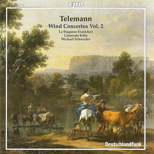 Stagione Frankfurt, La|TELEMANN, G.P.: Wind Concertos, Vol. 2 - TWV 51:f1, 51:G1, 52:C1, 52:D1, 53:d1 (La Stagione Frankfurt, Schneider)