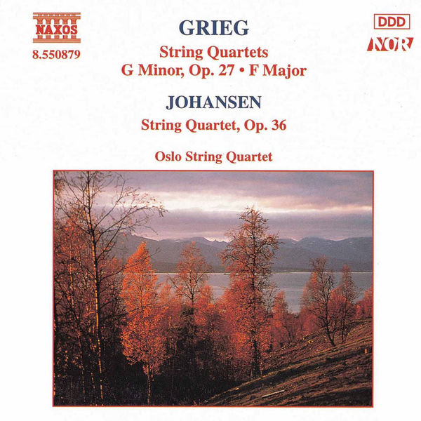 Edvard Grieg - String Quartets Nos. 1 and 2 / JOHANSEN Edvard Grieg - String Quartets Nos. 1 and 2 / JOHANSEN