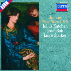 Johannes Brahms : Piano Trios Nos. 1 & 2, Opp. 8 & 87