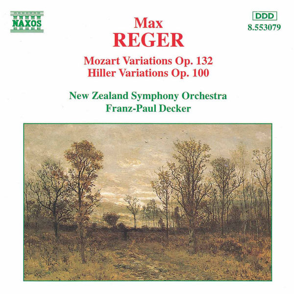 New Zealand Symphony Orchestra - Mozart Variations Op. 132 / Hiller Variations Op. 100 New Zealand Symphony Orchestra - Mozart Variations Op. 132 / Hiller Variations Op. 100