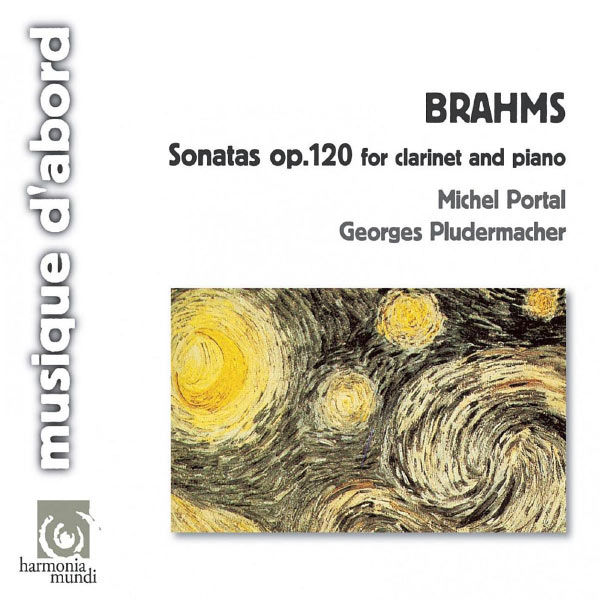 Michel Portal|Brahms: Sonatas for clarinet and piano op.120 (Michel Portal, Georges Pludermacher)