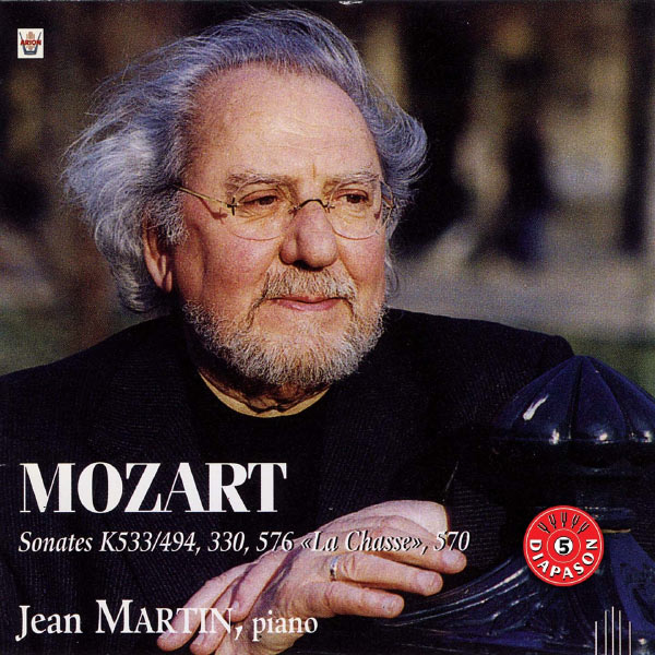 Jean Martin|Mozart : Sonates pour piano (MOZART, W.A. )