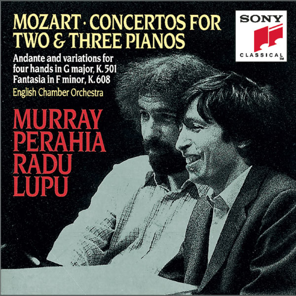 Murray Perahia, Radu Lupu|Mozart: Concertos for 2 & 3 Pianos; Andante and Variations for Piano Four Hands Murray Perahia, Radu Lupu|Mozart: Concertos for 2 & 3 Pianos; Andante and Variations for Piano Four Hands