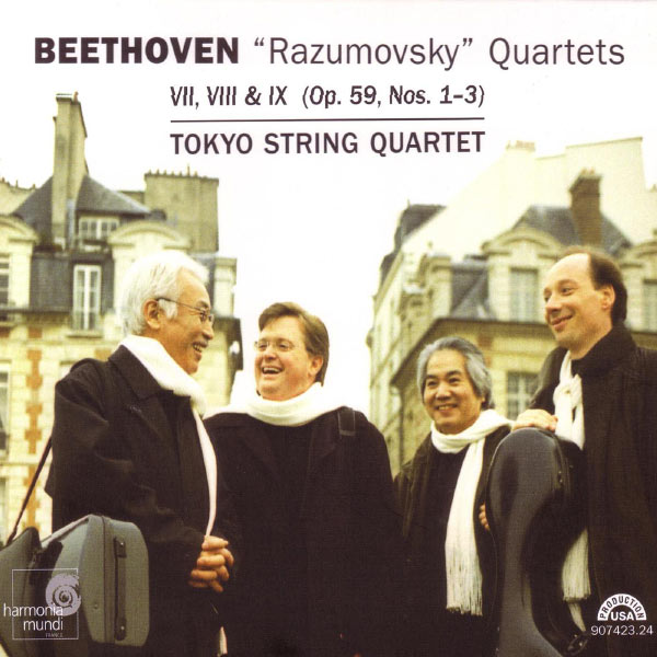 Tokyo String Quartet|Beethoven: "Razumovsky" Quartets (Op.59, Nos.1-3) (Tokyo String Quartet)