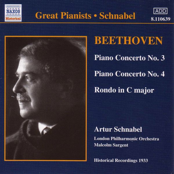 Artur Schnabel - Beethoven : Piano Concertos Nos. 3 and 4 (1933) Artur Schnabel - Beethoven : Piano Concertos Nos. 3 and 4 (1933)