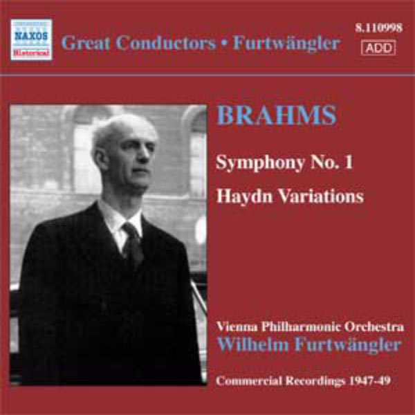 Wiener Philharmonic Orchestra|BRAHMS: Symphony No. 1 / Haydn Variations (Furtwangler, Commercial Recordings 1940-50, Vol. 5)