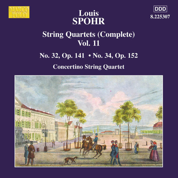 Moscow Philharmonic Concertino String Quartet|SPOHR: String Quartets (Complete), Vol. 11 (Nos. 32, 34)