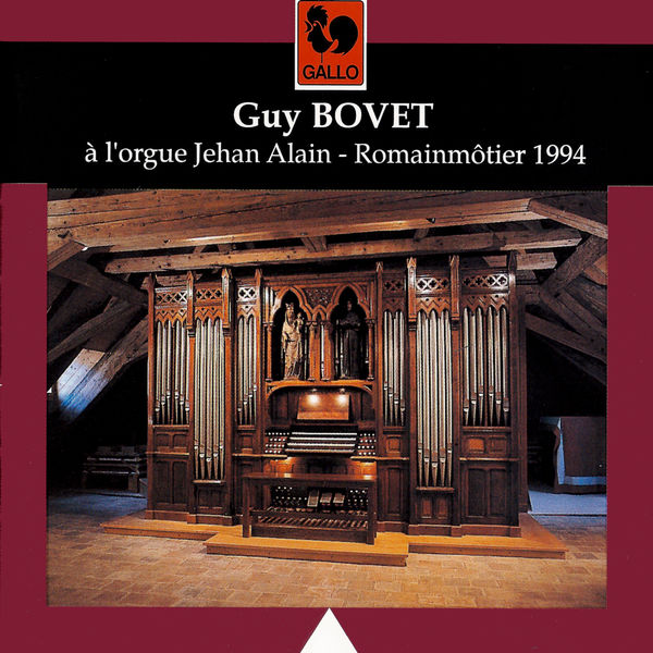 Guy Bovet|Guy Bovet à l'orgue Jehan Alain de Romainmôtier