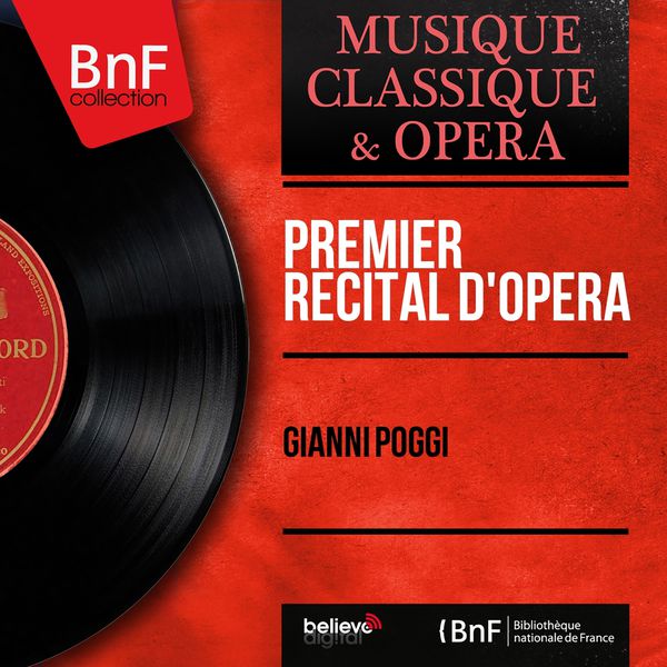 Gianni Poggi|Premier récital d'opéra (Mono Version)