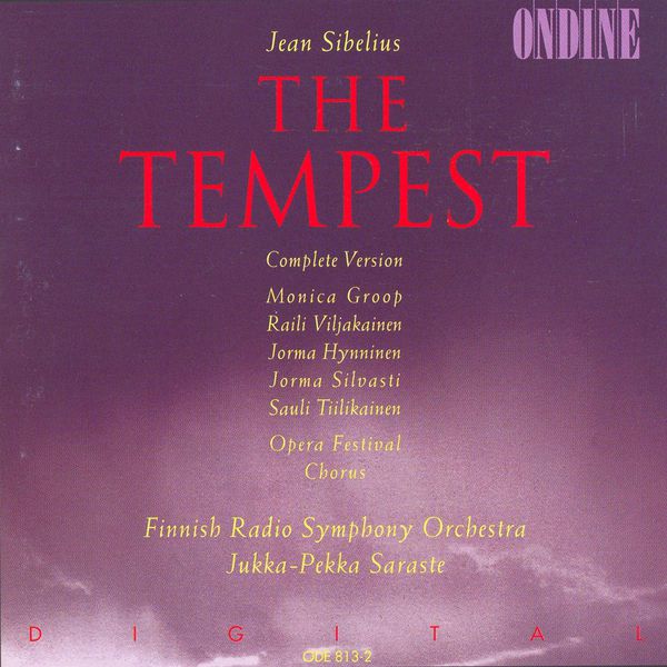 Monica Groop|Sibelius : The Tempest (Complete version) 