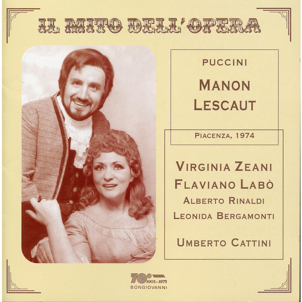 Alberto Carusi - Il mito dell'opera: Manon Lescaut (Live) Alberto Carusi - Il mito dell'opera: Manon Lescaut (Live)