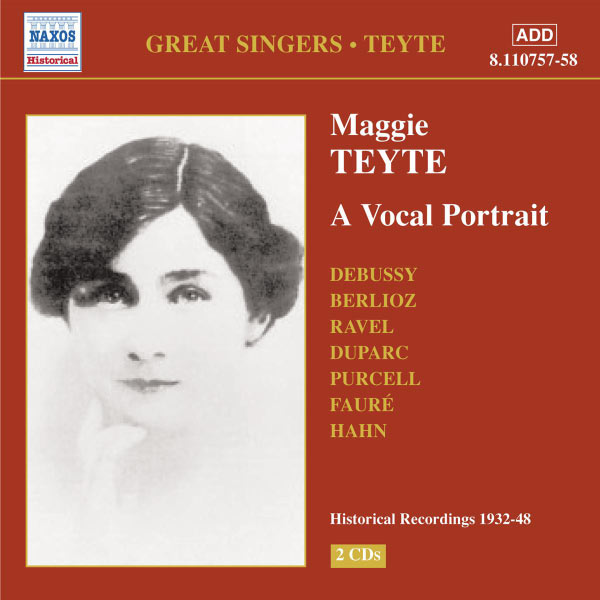 Maggie Teyte|Maggie Teyte : A Vocal Portrait (1932-1948) Maggie Teyte|Maggie Teyte : A Vocal Portrait (1932-1948)