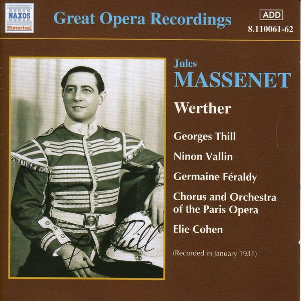 Georges Thill - Werther Georges Thill - Werther