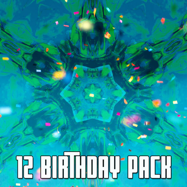 Happy Birthday - 12 Birthday Pack Happy Birthday - 12 Birthday Pack