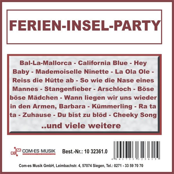 Album Ferien Insel Party Various Artists Qobuz Download And