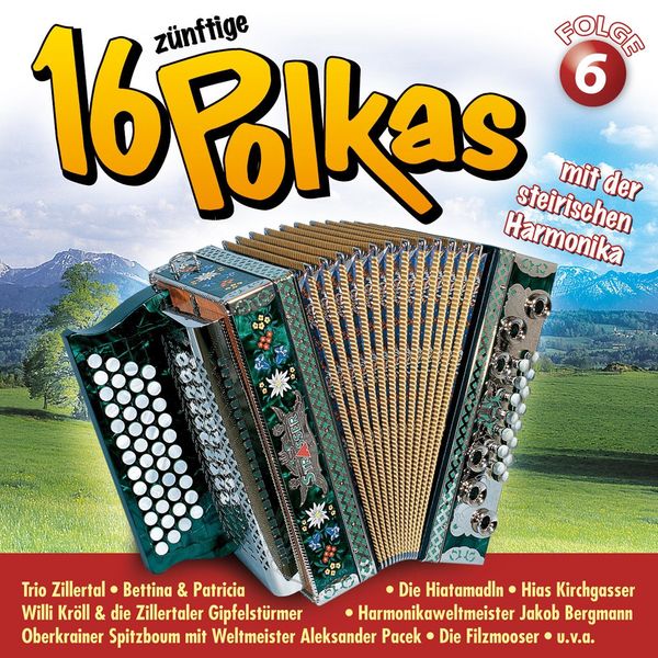 Various Artists - 16 zünftige Polkas mit der steirischen Harmonika Folge 6 Various Artists - 16 zünftige Polkas mit der steirischen Harmonika Folge 6